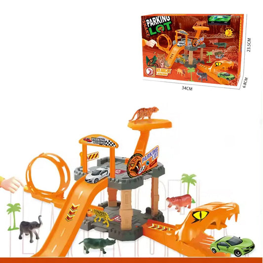 Animal Themed Car Parking Lot & Race Track