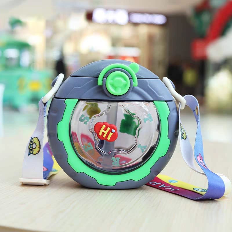 Wheel Shape Small Water Bottle Sipper for Kids