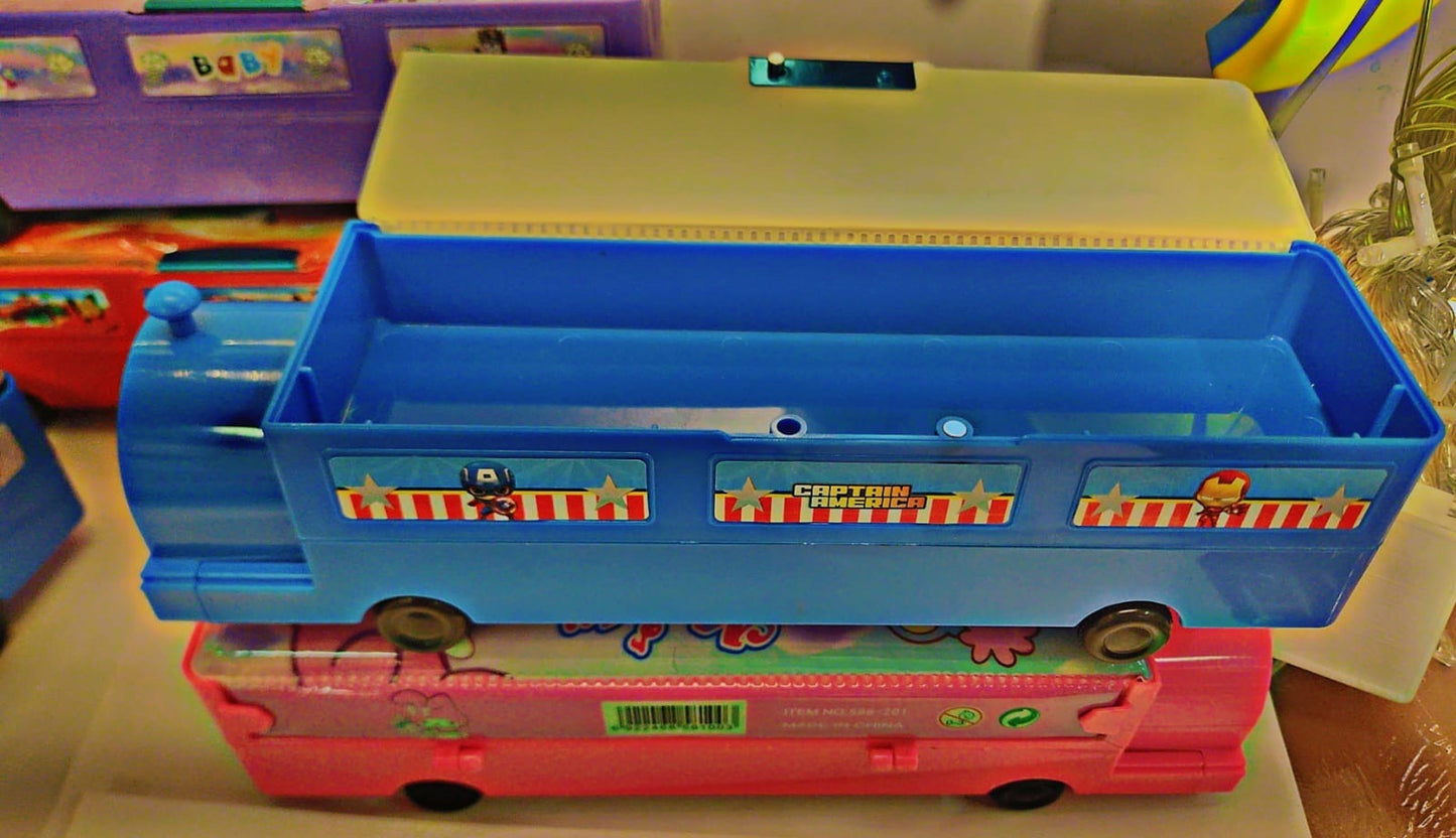 New Design Pencil Box with Three Layer or Partitions with Metal Body