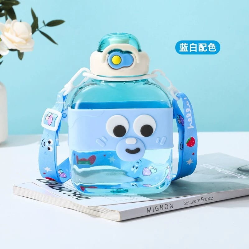 1000 ml Happy face water bottles