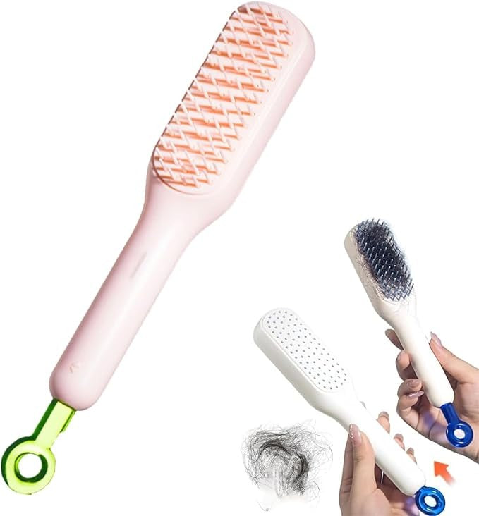 Anti-Hair Entangled Automatic Cleaning Portable Comb