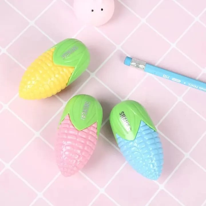 Cute Random Cartoon Corn Pencil Sharpener