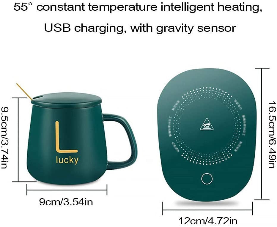 Lucky Ceramic Coffee Mug With Heater