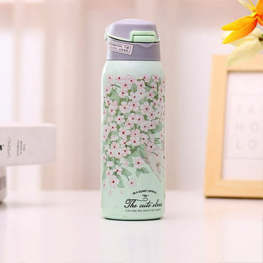 Double Wall Stainless Steel Vacuum Insulated Sipper Bottle With Straw_ 480 ml