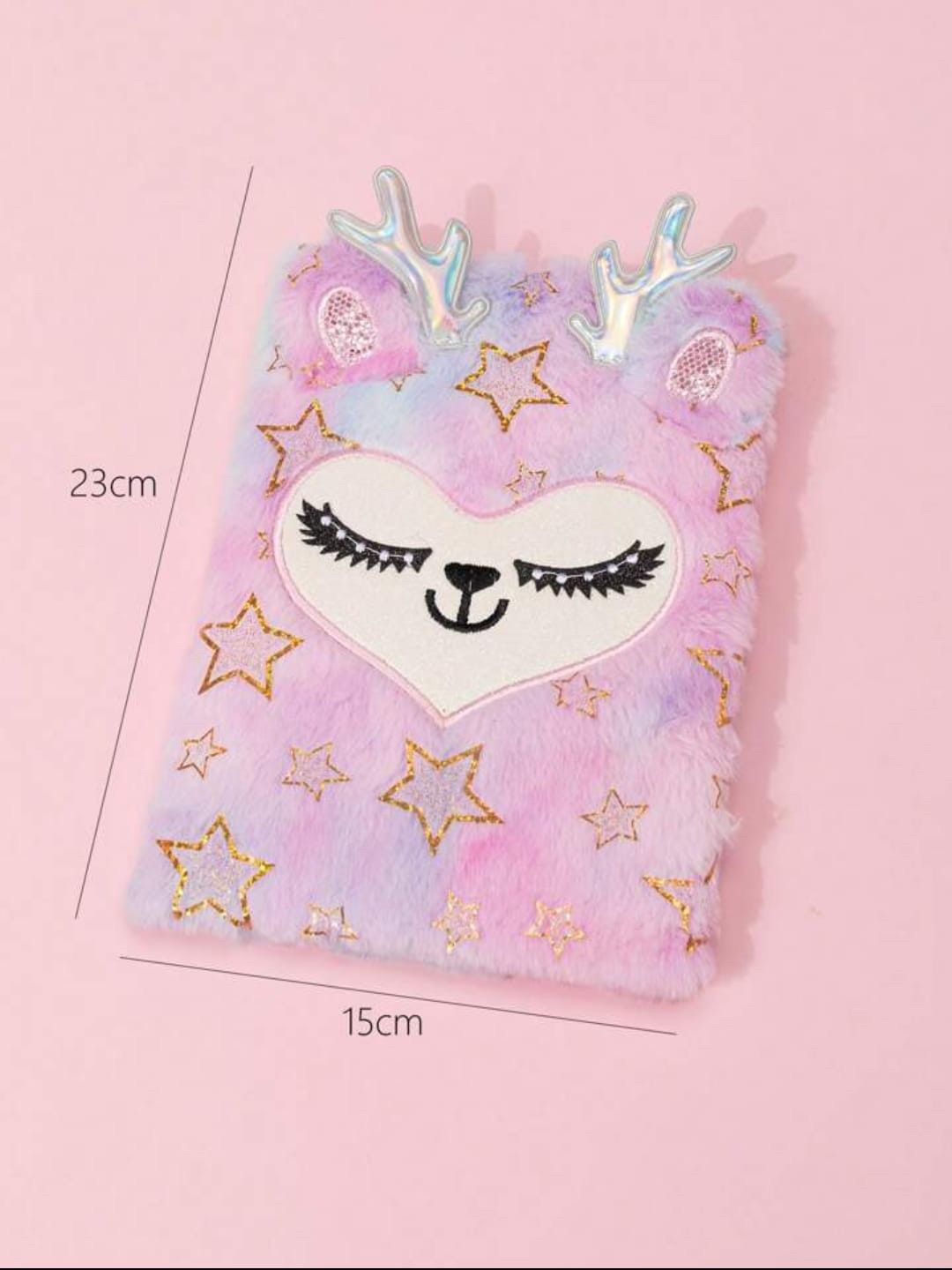 Cute Dear style Plush Notebook, Student Diary