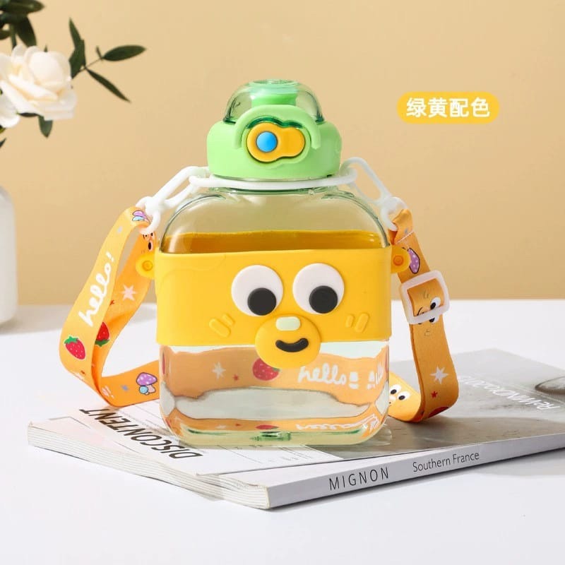 1000 ml Happy face water bottles