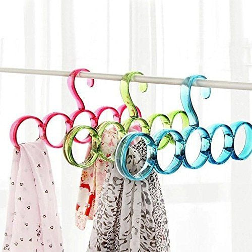 Single Line Acrylic Hanger Plastic Ring Hanger for Closet Accessory