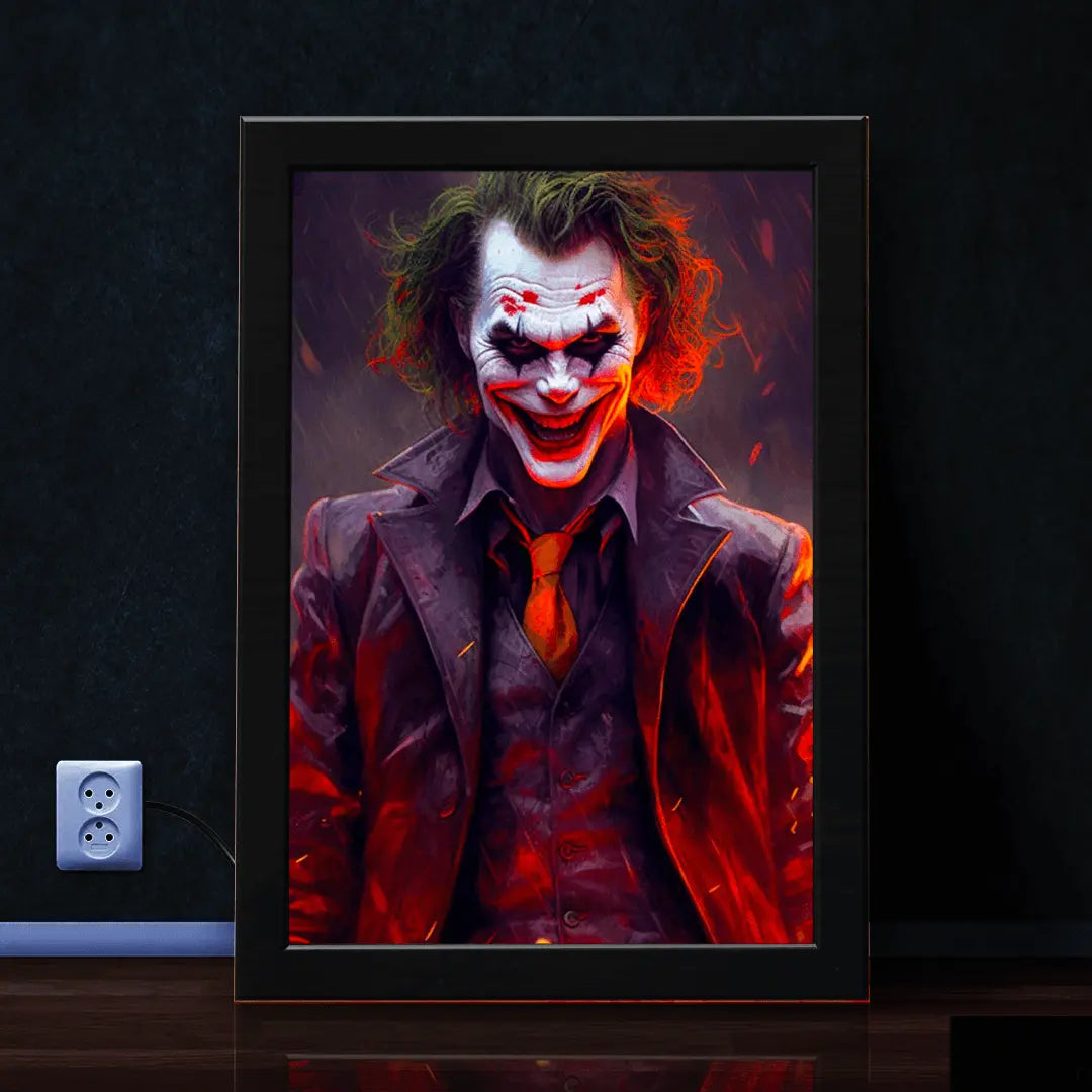 Joker | Neon Poster Frame