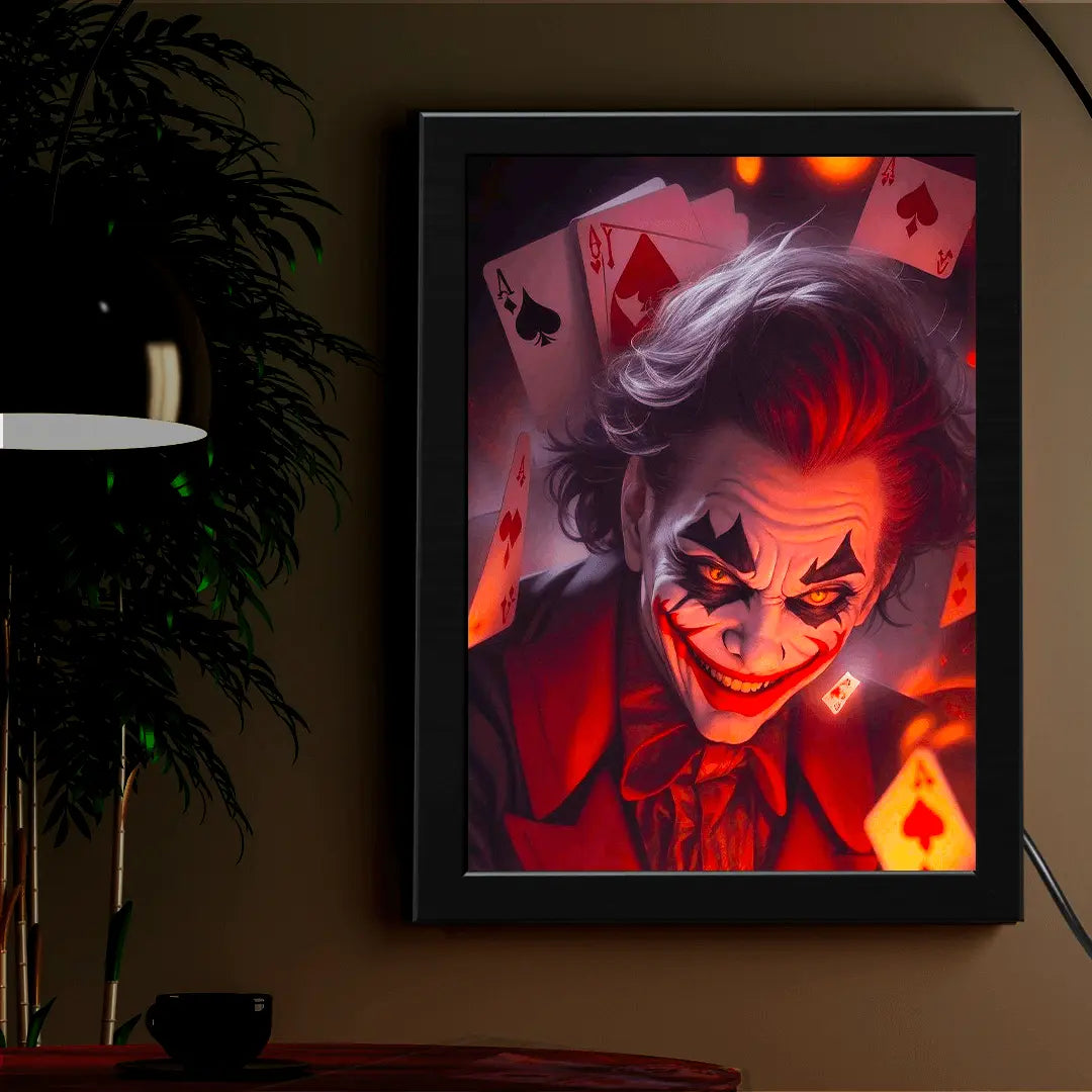 Joker | Neon Poster Frame