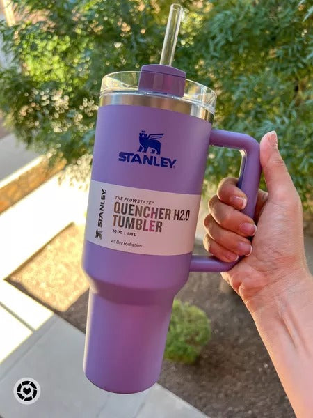 Stanley-QuencherH2.0 Flowstate Stainless Steel 40 OZ Vacuum Insulated Cup Purple