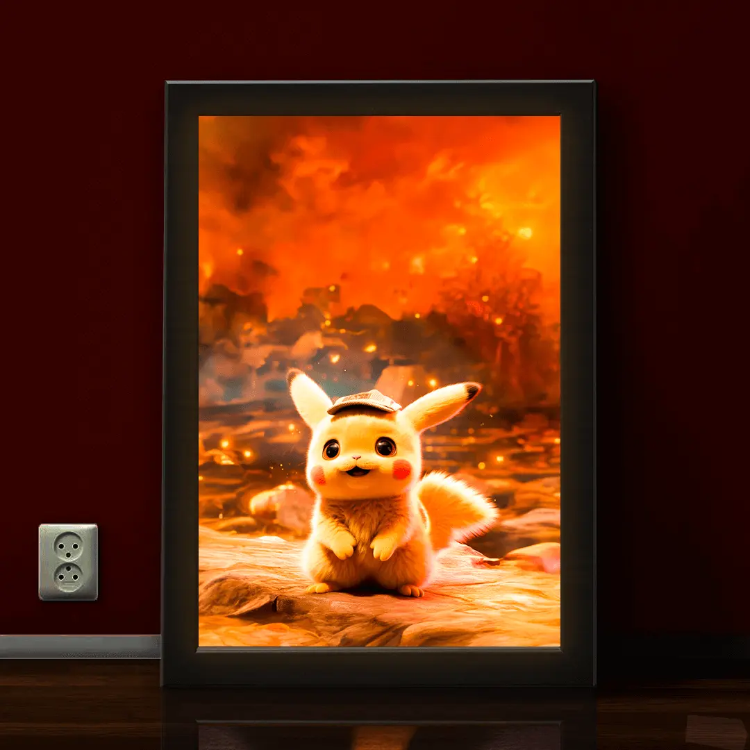 Pikachu | Neon Poster Frame