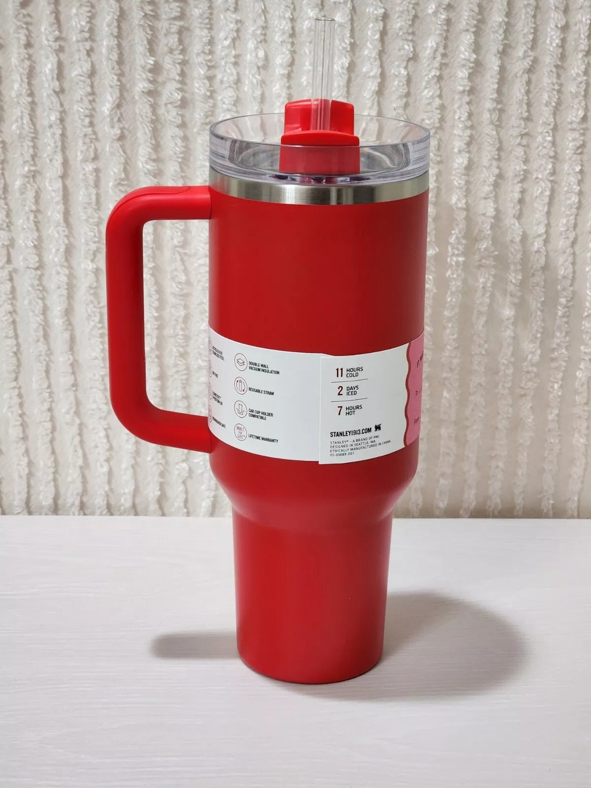 Stanley H2.0 FlowState Quencher Tumbler Red
