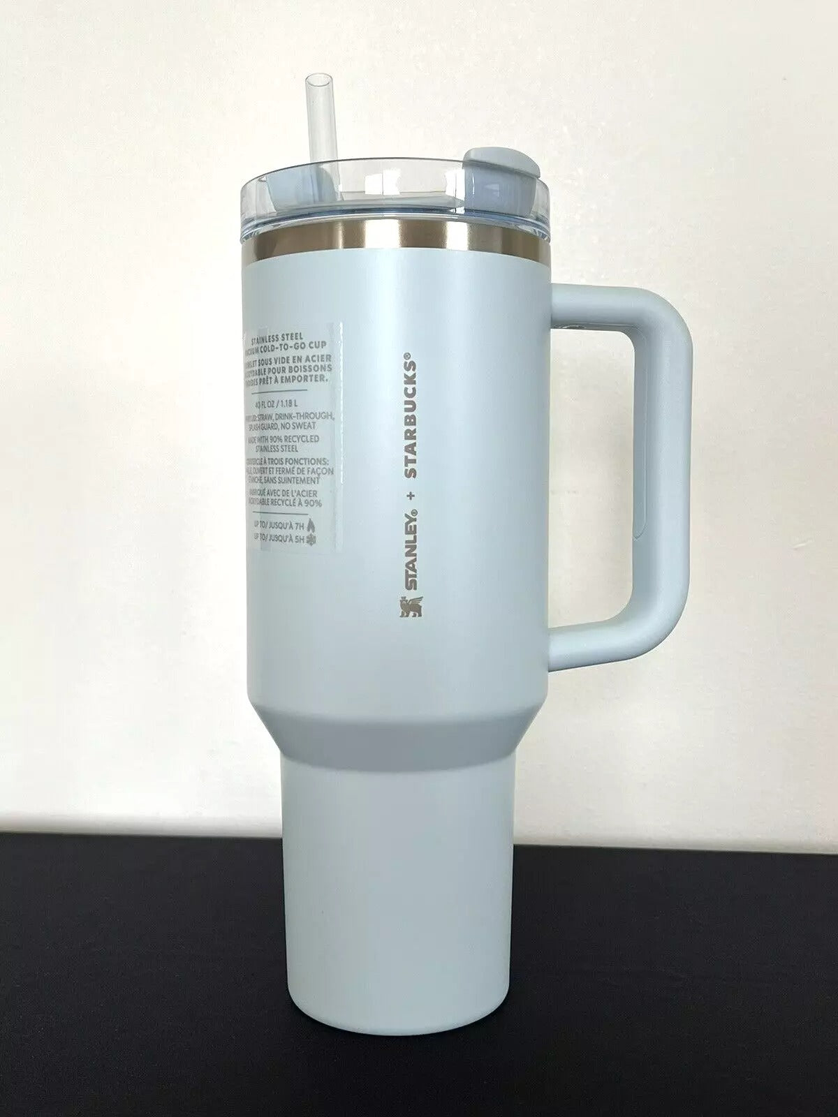 Stanley x Starbucks Spring Light Blue Tumbler with Handle 40 oz