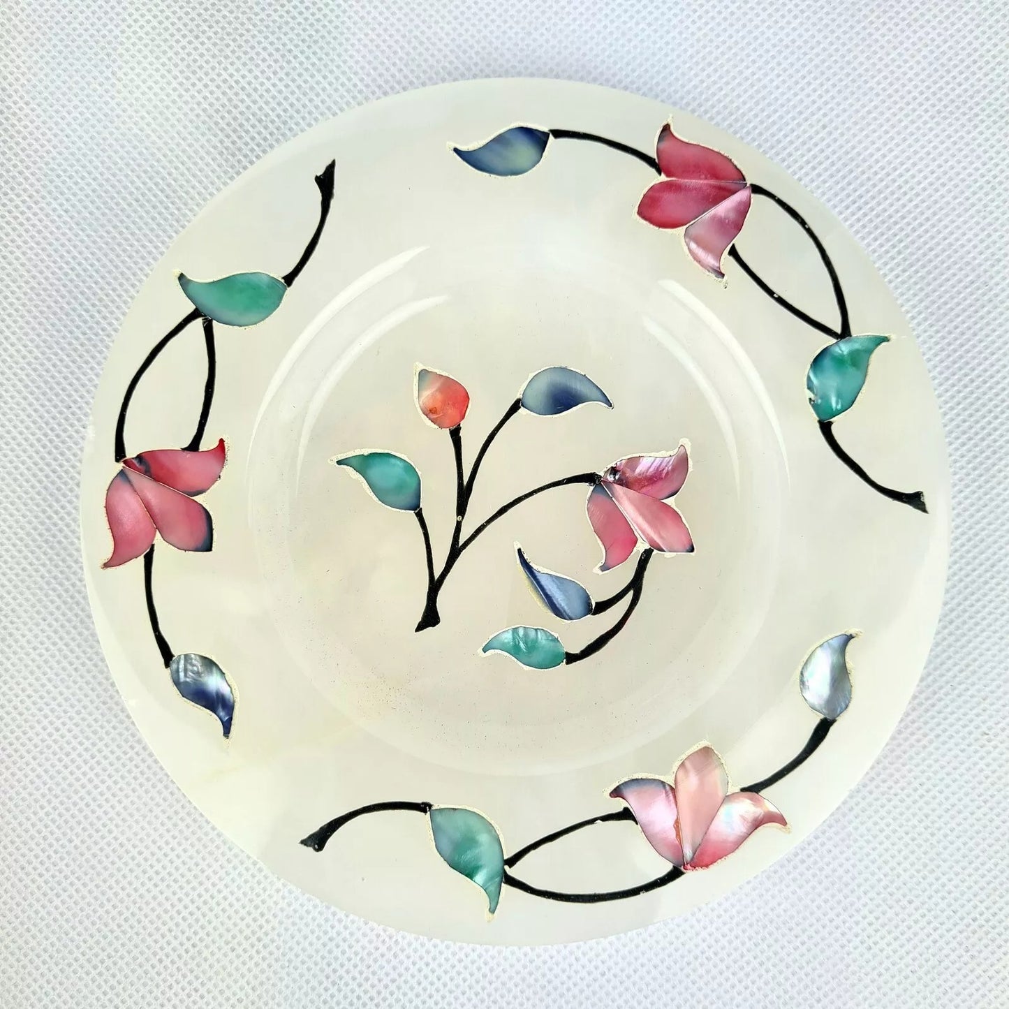 Beautiful Handcrafted Onyx Decorative Plate